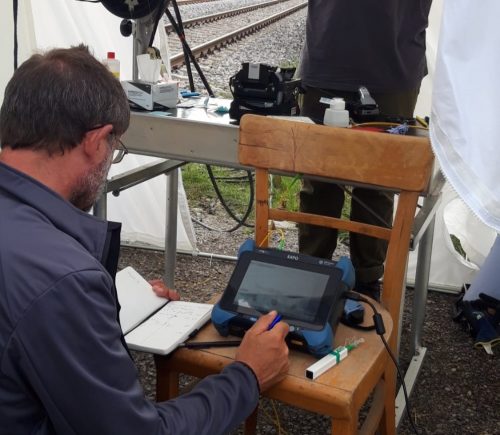 LWL-Dämpfungsmessung. Muffenmontage